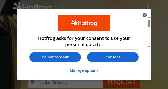 Screenshot of hotfrog.com.br
