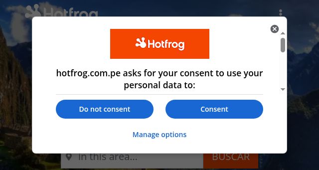 Screenshot of hotfrog.com.pe