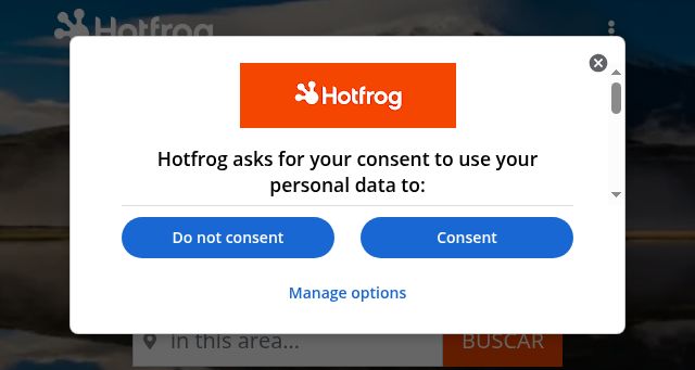Screenshot of hotfrog.ec