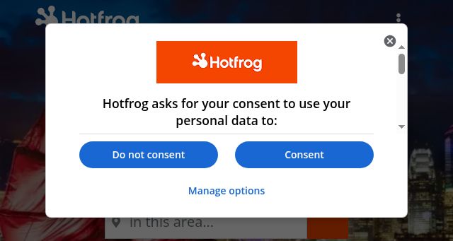 Screenshot of hotfrog.hk