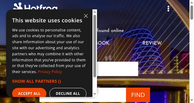 Screenshot of hotfrog.ie