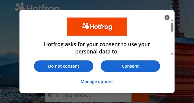 Screenshot of hotfrog.jp
