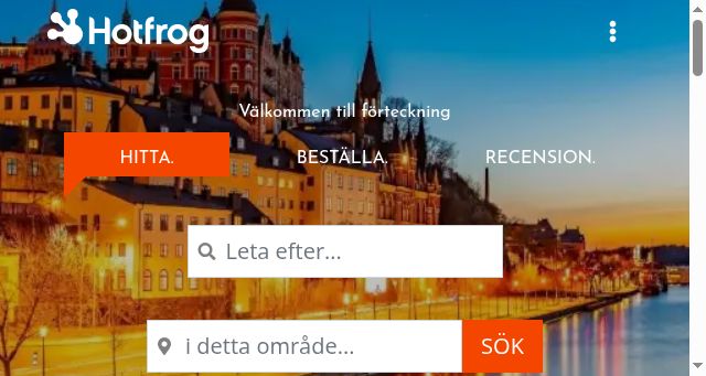 Screenshot of hotfrogse.se