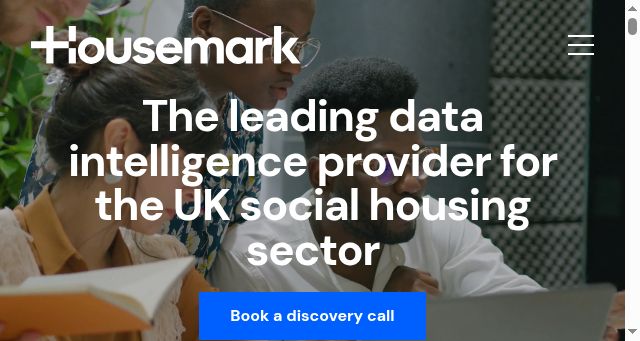 Screenshot of housemark.co.uk