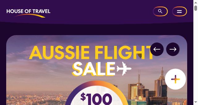 Screenshot of houseoftravel.co.nz