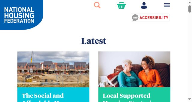 Screenshot of housing.org.uk