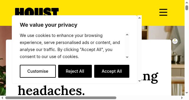 Screenshot of houst.com
