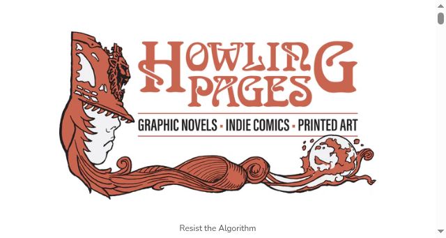 Screenshot of howlingpages.com