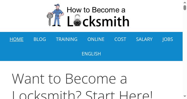 Screenshot of howtobecomealocksmith.org