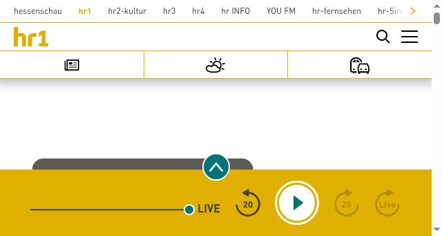 Screenshot of hr1.de
