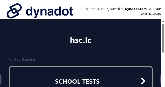 Screenshot of hsc.lc