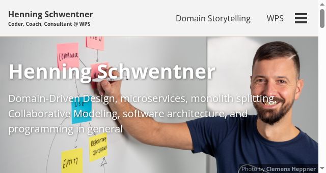 Screenshot of hschwentner.io