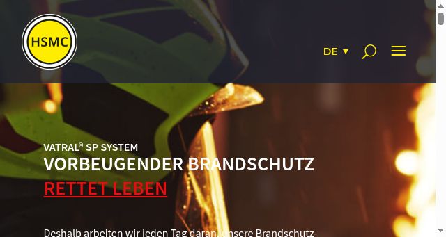Screenshot of hsmc.de