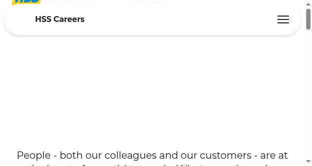 Screenshot of hsscareers.co.uk