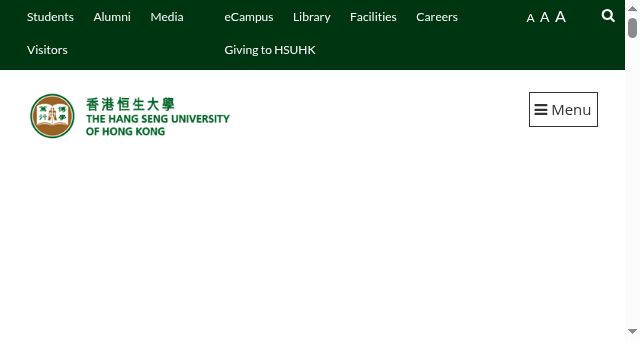 Screenshot of hsu.edu.hk