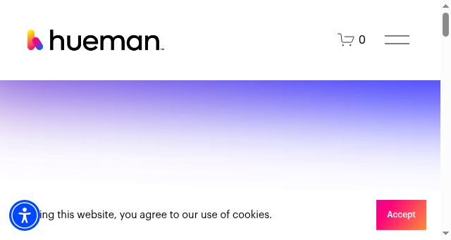 Screenshot of huemanstudio.com