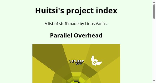 Screenshot of huitsi.net