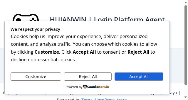 Screenshot of hujanwin.it.com