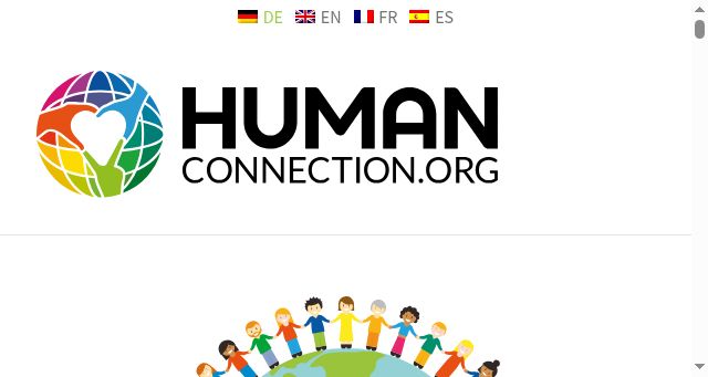 Screenshot of human-connection.org