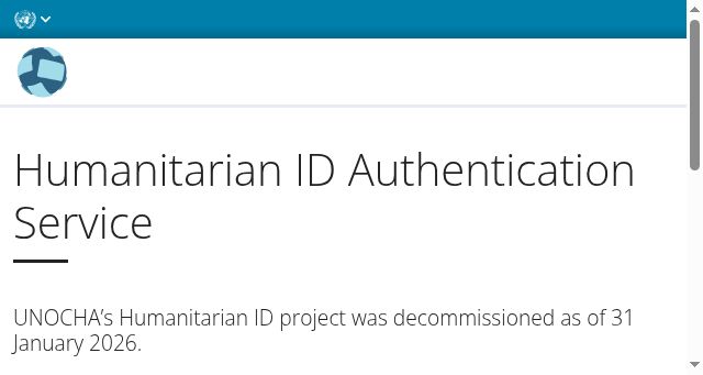 Screenshot of humanitarian.id