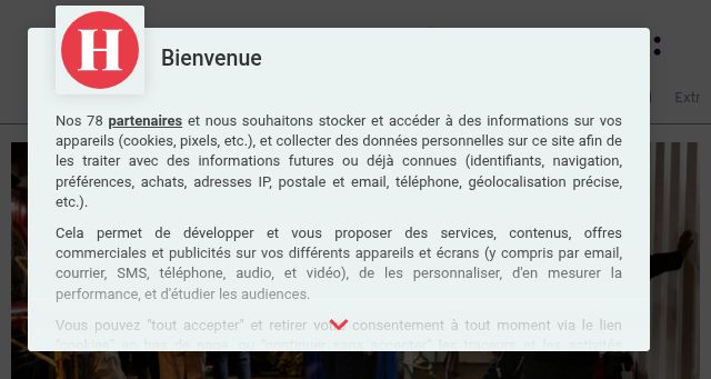 Screenshot of humanite.fr