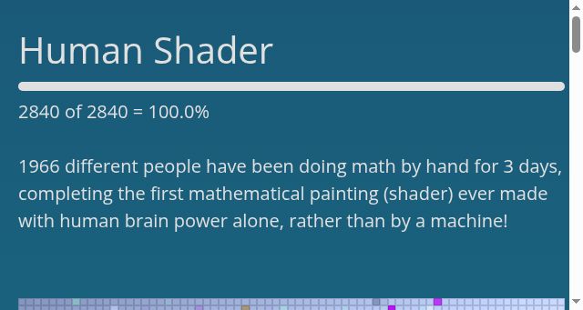 Screenshot of humanshader.com