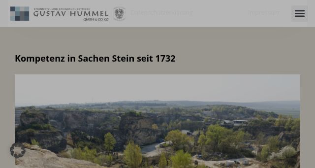 Screenshot of hummel-stein.at