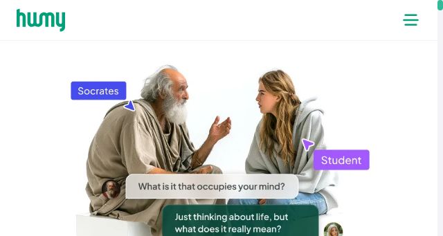 Screenshot of humy.ai