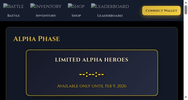 Screenshot of hydralands.com