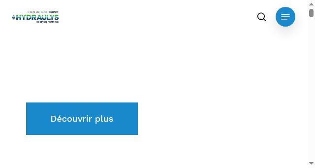 Screenshot of hydraulys.ma