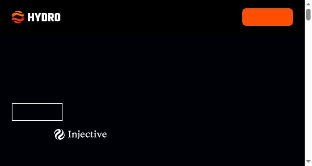 Screenshot of hydroprotocol.finance