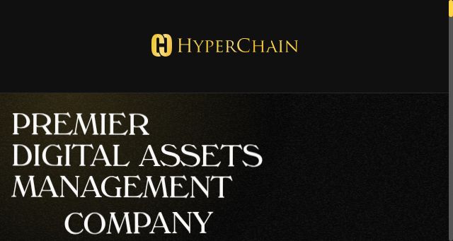 Screenshot of hyperchain.capital