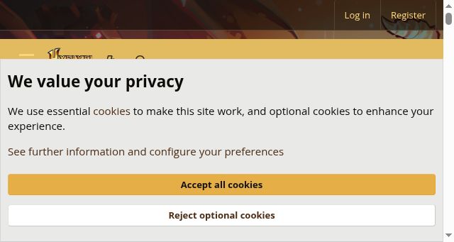 Screenshot of hypixel.net