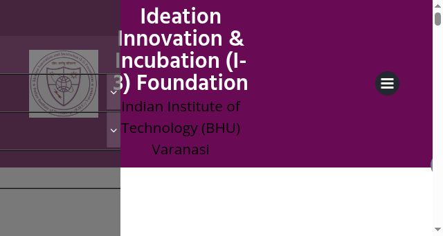 Screenshot of i3f-iitbhu.org