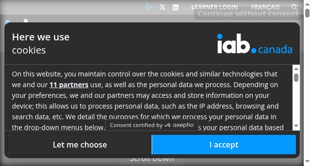 Screenshot of iabcanada.com