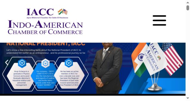 Screenshot of iaccindia.com