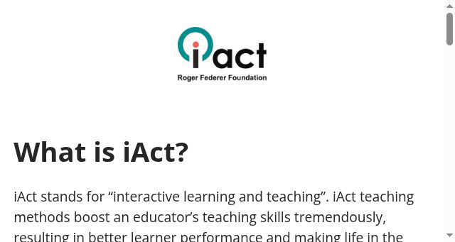 Screenshot of iact.info
