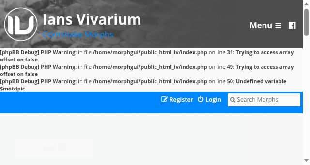 Screenshot of iansvivarium.com