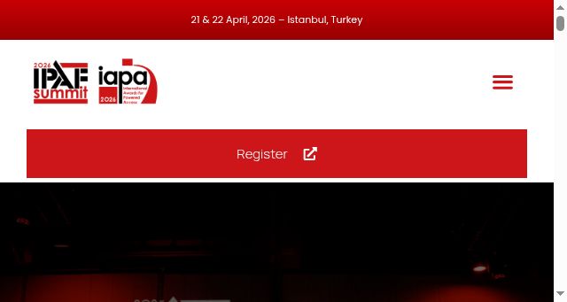 Screenshot of iapa-summit.info