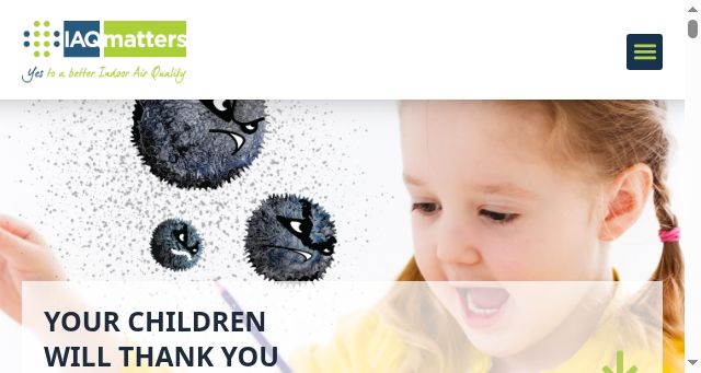 Screenshot of iaqmatters.org