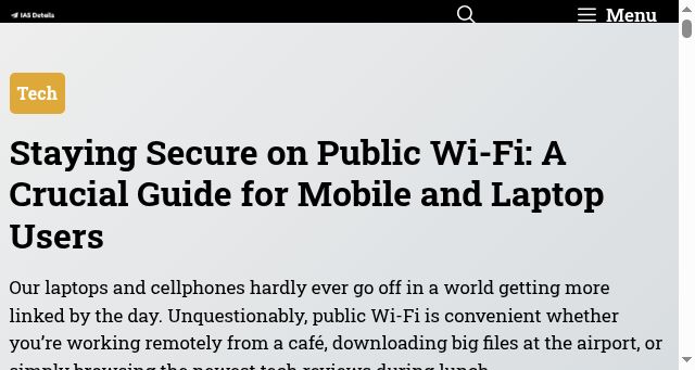 Screenshot of iasdetails.com