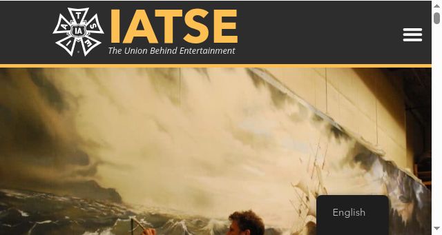 Screenshot of iatse.net