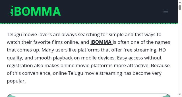 Screenshot of ibommaapp.com