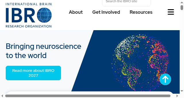 Screenshot of ibro.org