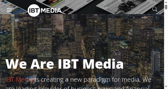 Screenshot of ibt.media