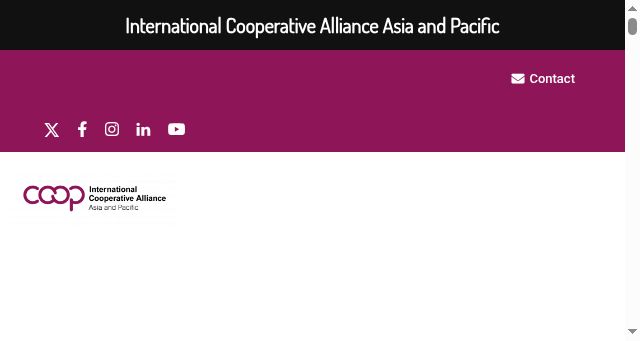 Screenshot of icaap.coop