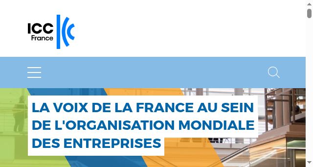 Screenshot of icc-france.fr