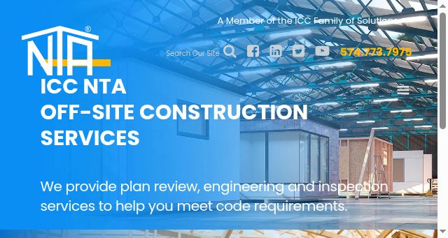 Screenshot of icc-nta.org