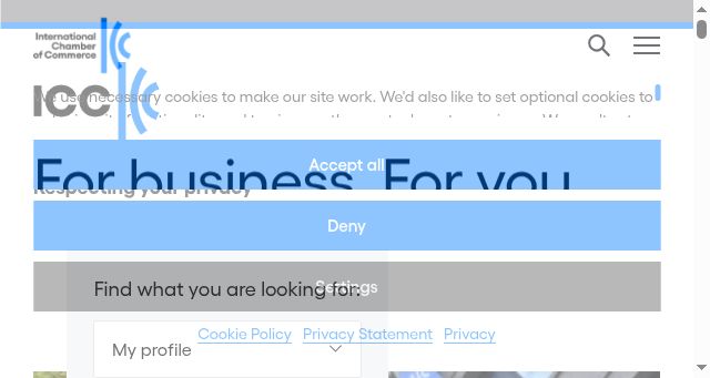 Screenshot of iccwbo.org