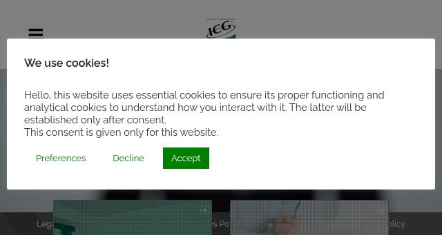 Screenshot of icg.es